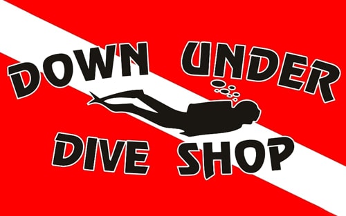 Down Under Dive Shop logo