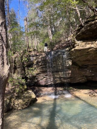 Waterfall Along Route From Robert Shepard